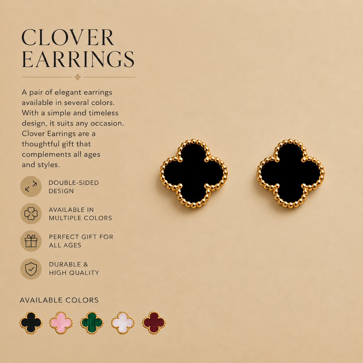 CLOVER EARRINGS