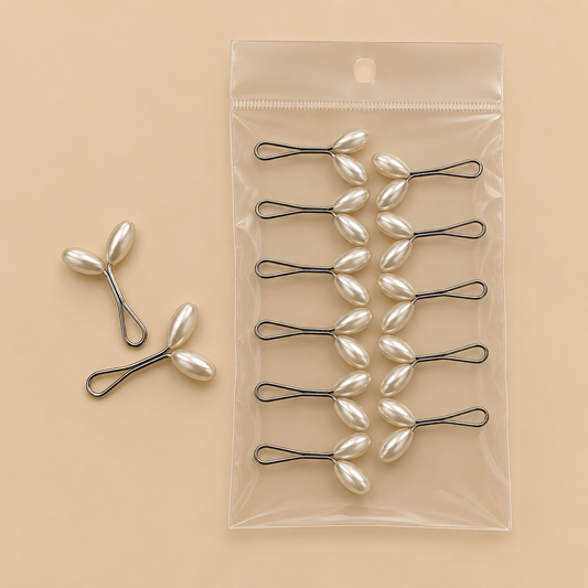 HIJAB CLIPS WHITE
